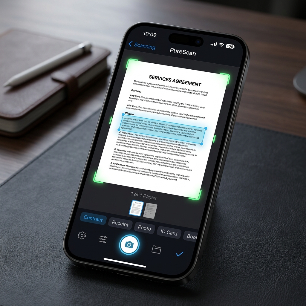 PureScan App UI Showcase